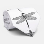 Libellenkunst Krawatte (Gerollt)