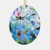 Libellenkunst-Nola kelsey Keramik Ornament (Rechts)