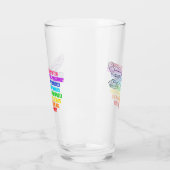 Libellenlächeln Oft Positiv Denken Zitat Glas (Links)