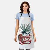 Libellenlieferung Geschenk Schürze (Getragen)