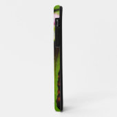 Libellenlotus und lila Blume Case-Mate iPhone Hülle (Hinten/Links)