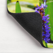 Libellenlotus und lila Blume Mousepad (Ecke)