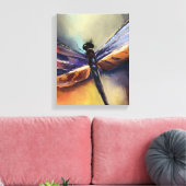 Libellenmalerei Leinwanddruck (Insitu (Wohnzimmer))