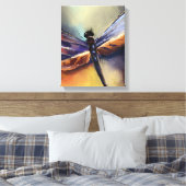 Libellenmalerei Leinwanddruck (Insitu (Schlafzimmer))