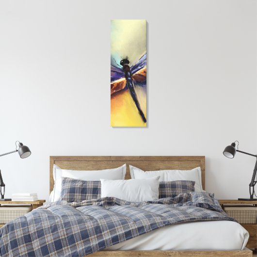 Libellenmalerei Leinwanddruck (Insitu (Schlafzimmer))