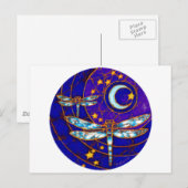 Libellenmond Postkarte (Vorne/Hinten)