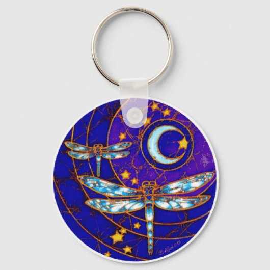 Libellenmond Schlüsselanhänger (Vorderseite)