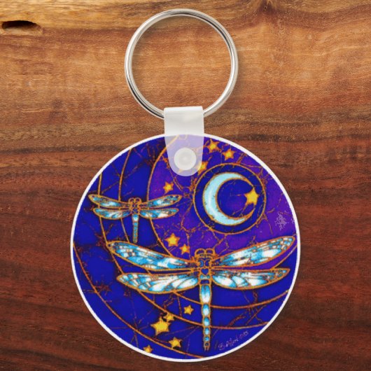 Libellenmond Schlüsselanhänger (Vorderseite)