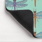 Libellenmuster Mousepad (Ecke)