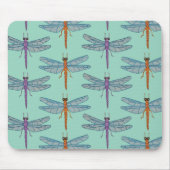 Libellenmuster Mousepad (Vorne)