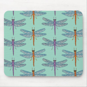 Libellenmuster Mousepad