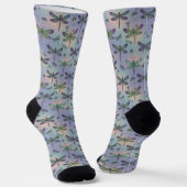 Libellenmuster Socken (Gewinkelt)
