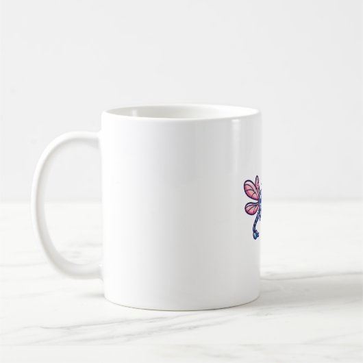 Libellenpaar am Valentinstag der Liebe Kaffeetasse (Links)