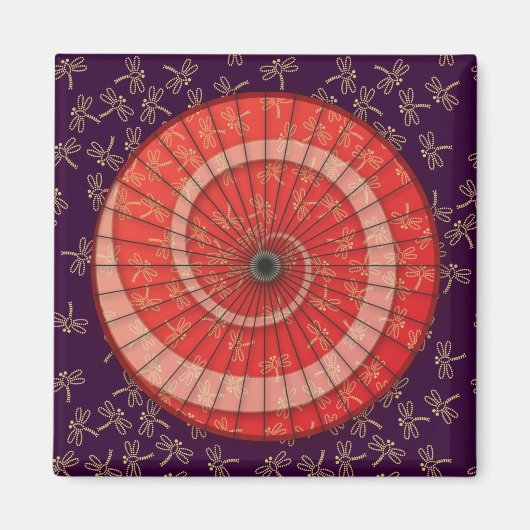 Libellentanz Magnet (Vorne)