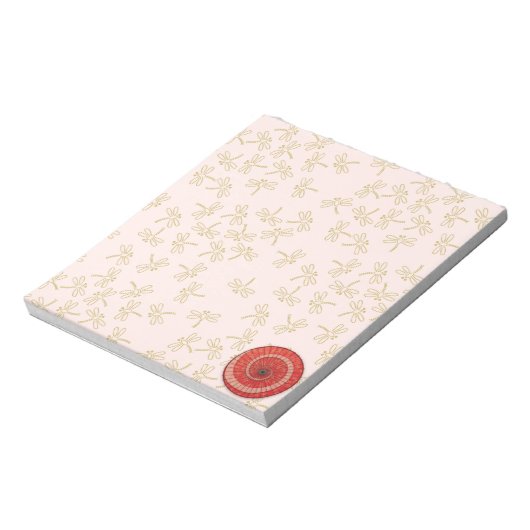 Libellentanz Notizblock (Rotiert)