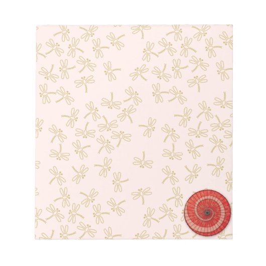 Libellentanz Notizblock (Vorderseite)