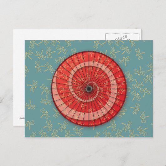 Libellentanz Postkarte (Vorne/Hinten)