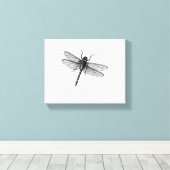Libellenzubehör Leinwanddruck (Insitu (Holzboden))