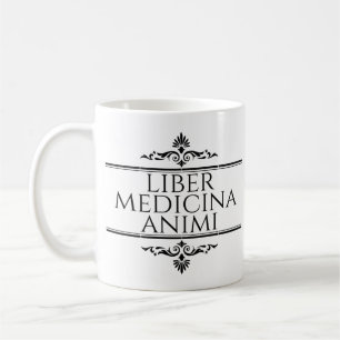 Liber Medicina Animi Magnet Button Schlüsselanhäng Kaffeetasse