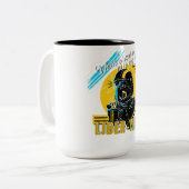 Liber-Tea-Tasse Helldivers 2 Zweifarbige Tasse (Vorderseite Links)
