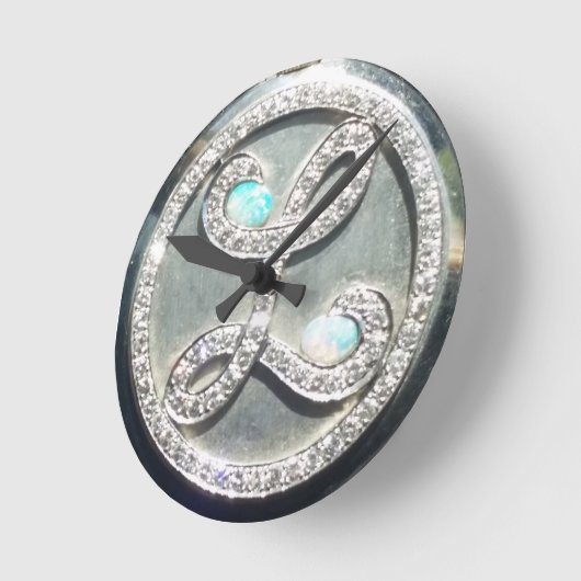 Liberace "Tiffany bewaffneter Raubüberfall" Runde Wanduhr (Winkel)