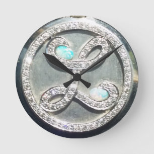 Liberace "Tiffany bewaffneter Raubüberfall" Runde Wanduhr