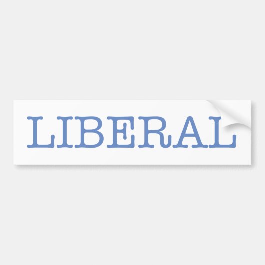 Liberal Autoaufkleber (Vorne)