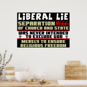 Liberal Lie #666 Poster (Küche)