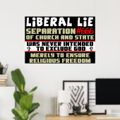 Liberal Lie #666 Poster (Heimbüro)