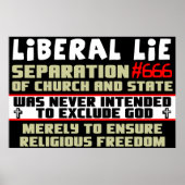 Liberal Lie #666 Poster (Vorne)