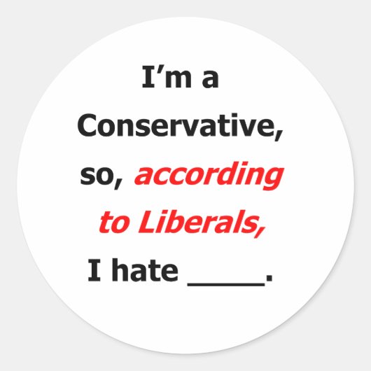 Liberal Lies Stickers (Vorderseite)