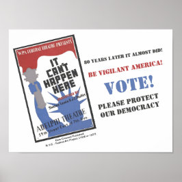 Liberal, Poster WPA Es kann hier 1936 nicht passie