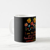 Liberal Pro Choice Feminist Kaffeetasse (Vorderseite Links)