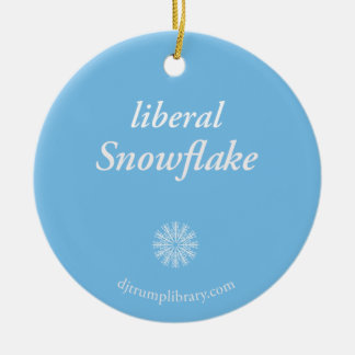 "Liberal Snowflake" Keramik Ornament