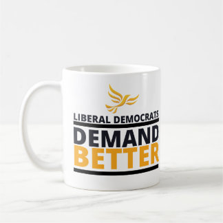 Liberaldemokrat-Nachfrage-bessere orange Variante Kaffeetasse