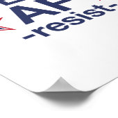 Liberale Af-Resistenz-' Poster (Ecke)