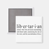 Liberale Definition Magnet (Vorderseite/Rückseite)