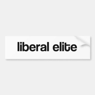 Liberale Elite Autoaufkleber