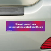 Liberale gegen Konservative Autoaufkleber (Auf Auto)