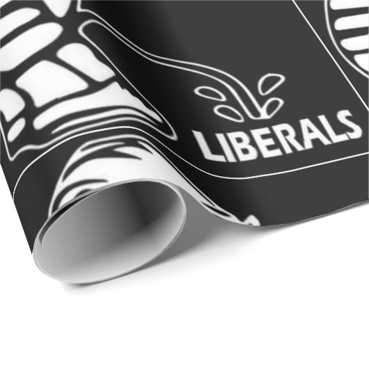 LIBERALE GESCHENKPAPIER (Rolleneckpunkt)