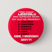 LIBERALE GOT IRGENDWIE NIE GEWÄHLTEN PRÄSIDENTEN. BUTTON (Vorderseite)