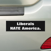 Liberale HATE America Autoaufkleber (Auf Auto)