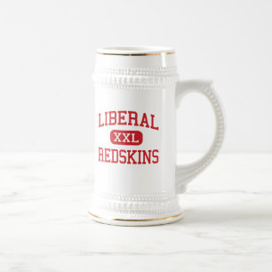 Liberale - Indianer - Highschool - liberales Bierglas