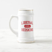 Liberale - Indianer - Highschool - liberales Bierglas (Links)