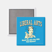 Liberale Kunst: Wie Freunde mit Diploma Magnet (Vorderseite/Rückseite)