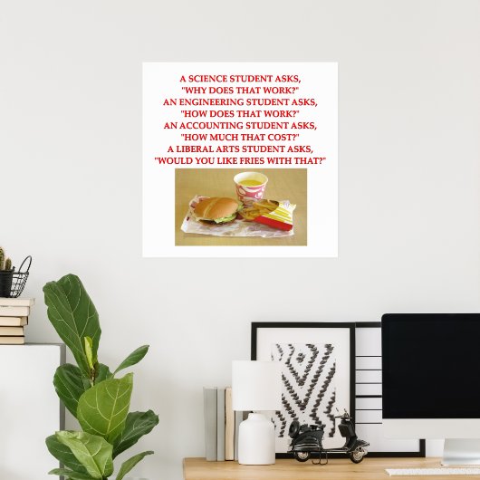 liberale Künste Poster (Heimbüro)