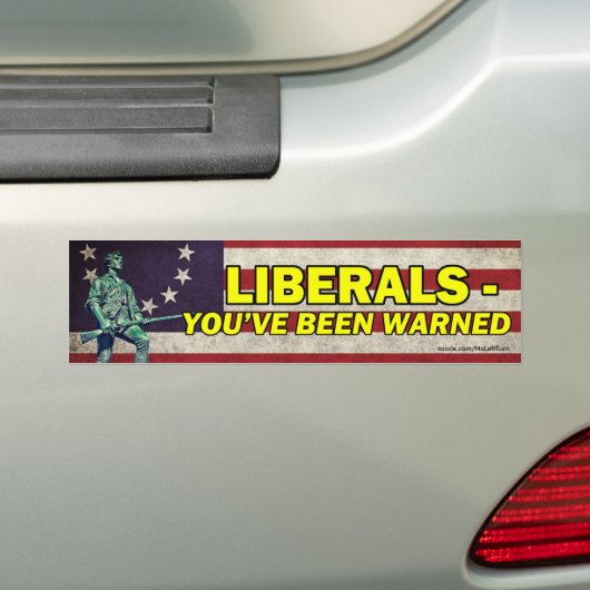Liberale - Man hat Sie gewarnt Autoaufkleber (Auf Auto)