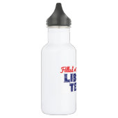 Liberale Risse -- Wasser-Flasche Edelstahlflasche (Links)
