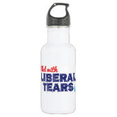 Liberale Risse -- Wasser-Flasche Edelstahlflasche (Vorderseite)