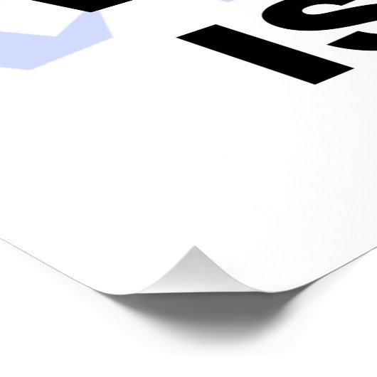 Liberale Schneeflocken, der Winter ist hier Poster (Ecke)